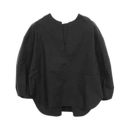 コンフォートストレッチブラウス バックレースアップ ブラウス コットン ブラック アドーア トップス ADORE