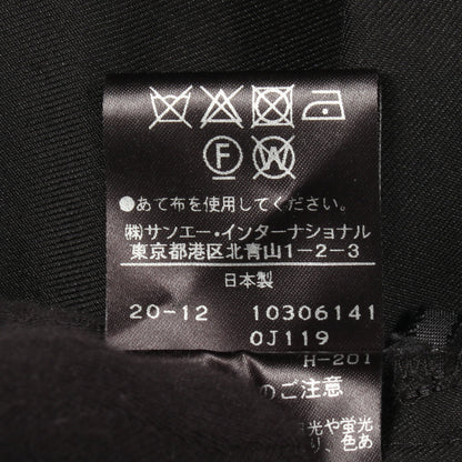 コンフォートストレッチブラウス バックレースアップ ブラウス コットン ブラック アドーア トップス ADORE