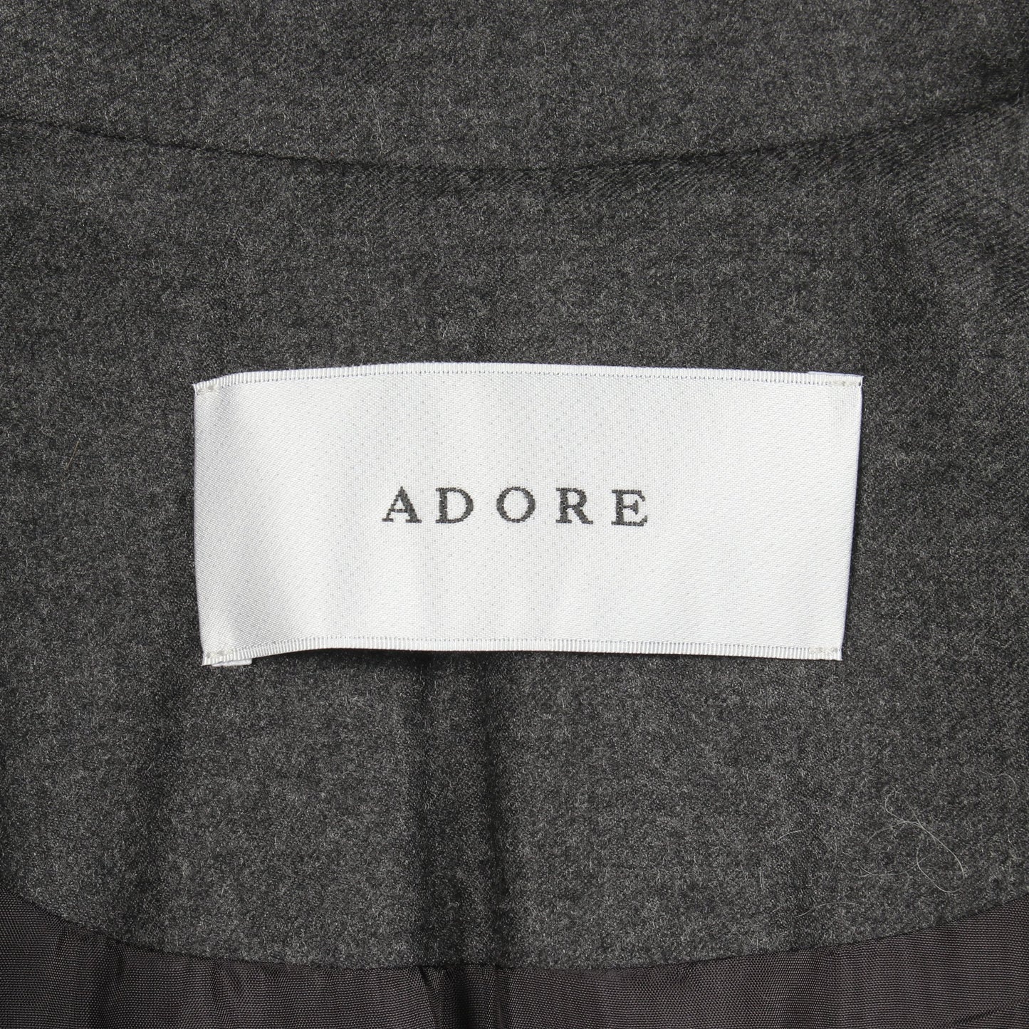 テーラードジャケット ウール グレー アドーア アウター ADORE