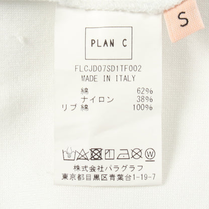 半袖 プリント スウェットシャツ コットン ホワイト プランシー トップス PLAN C
