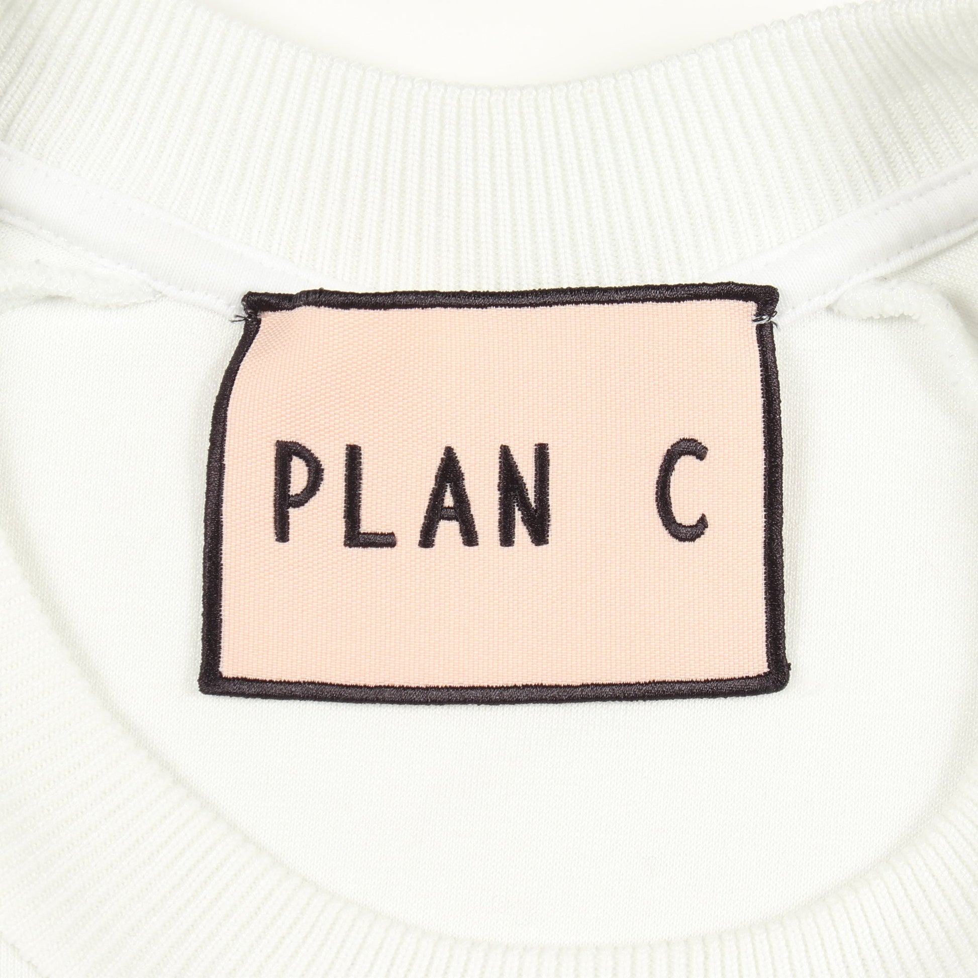 半袖 プリント スウェットシャツ コットン ホワイト プランシー トップス PLAN C