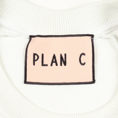 半袖 プリント スウェットシャツ コットン ホワイト プランシー トップス PLAN C