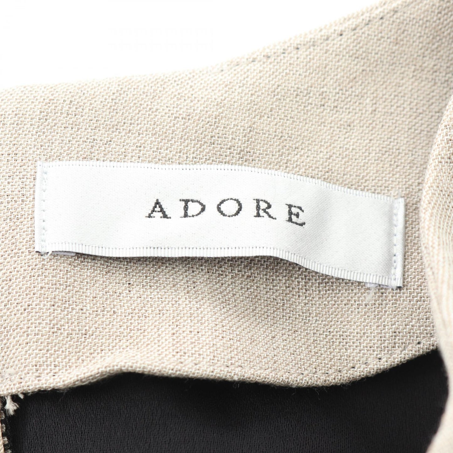 セットアップ レーヨン ベージュ アドーア スーツ ADORE