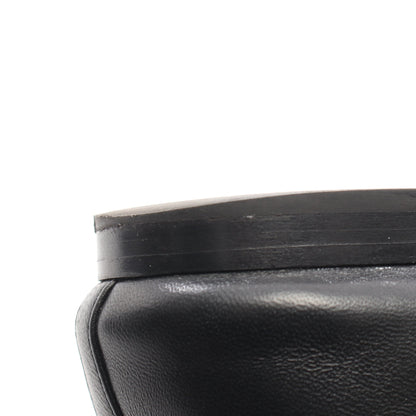 ココマーク バレエシューズ フラットシューズ レザー エナメルレザー ブラック シャネル シューズ CHANEL