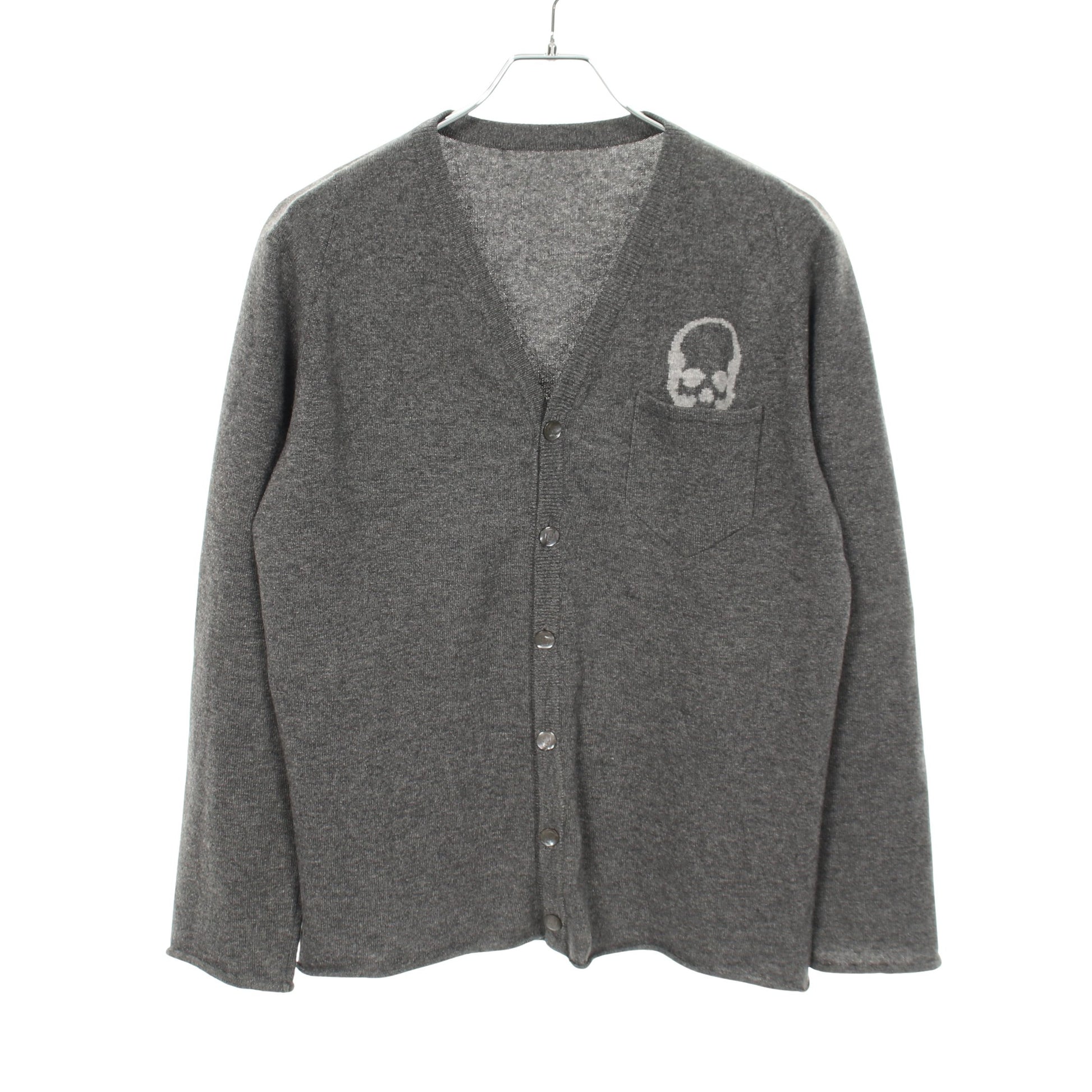 カーディガン スカル カシミヤ グレー ルシアンペラフィネ トップス lucien pellat-finet