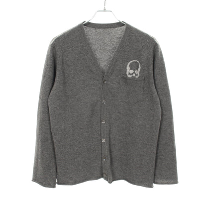 カーディガン スカル カシミヤ グレー ルシアンペラフィネ トップス lucien pellat-finet