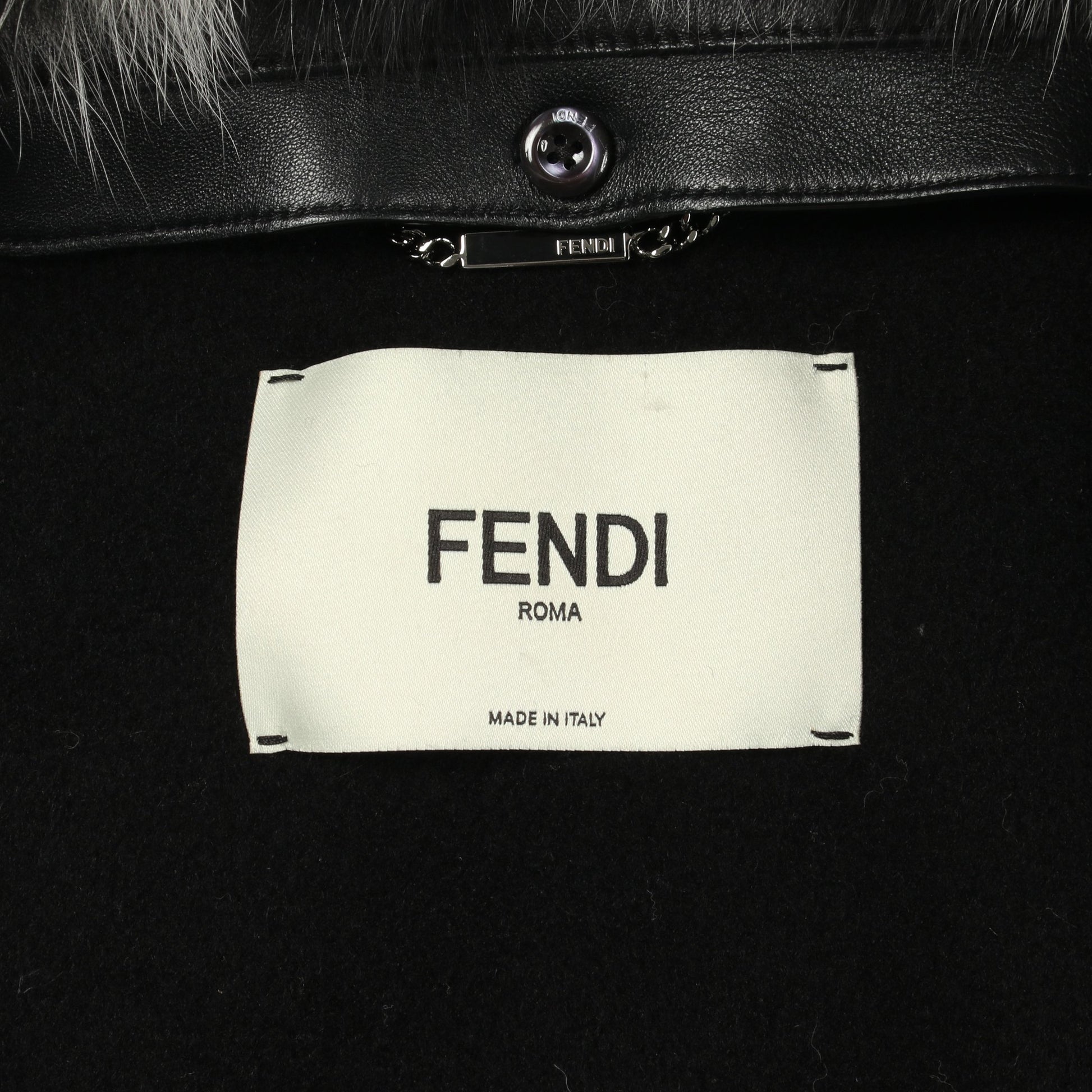 ポンチョ コート カシミヤ ブラック フェンディ アウター FENDI