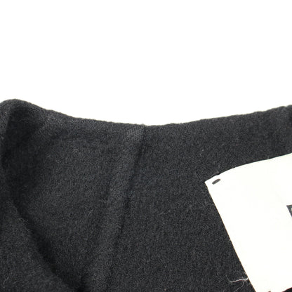 ノーカラー コート ウール ブラック ファーポケット フェンディ アウター FENDI