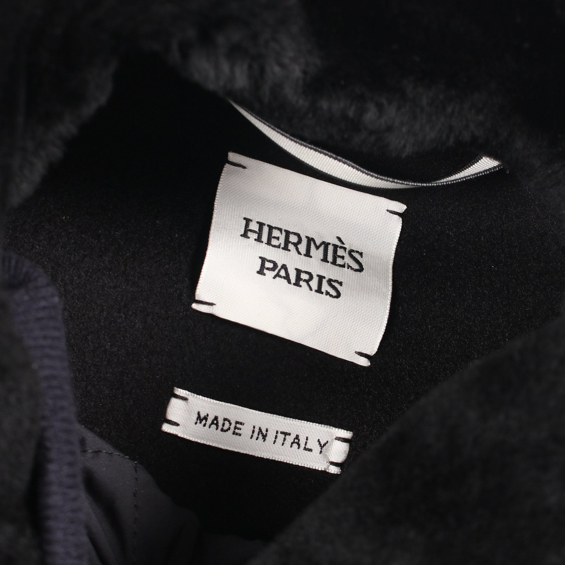 ショートモジュラー コート カシミヤ ネイビー エルメス アウター HERMES