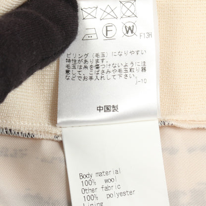 ニットワンピース 長袖 ウール ベージュ 切替 ジョゼフ ワンピース JOSEPH