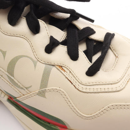 ヴィンテージロゴ シェリーライン スニーカー レザー ベージュ グリーン レッド グッチ シューズ GUCCI