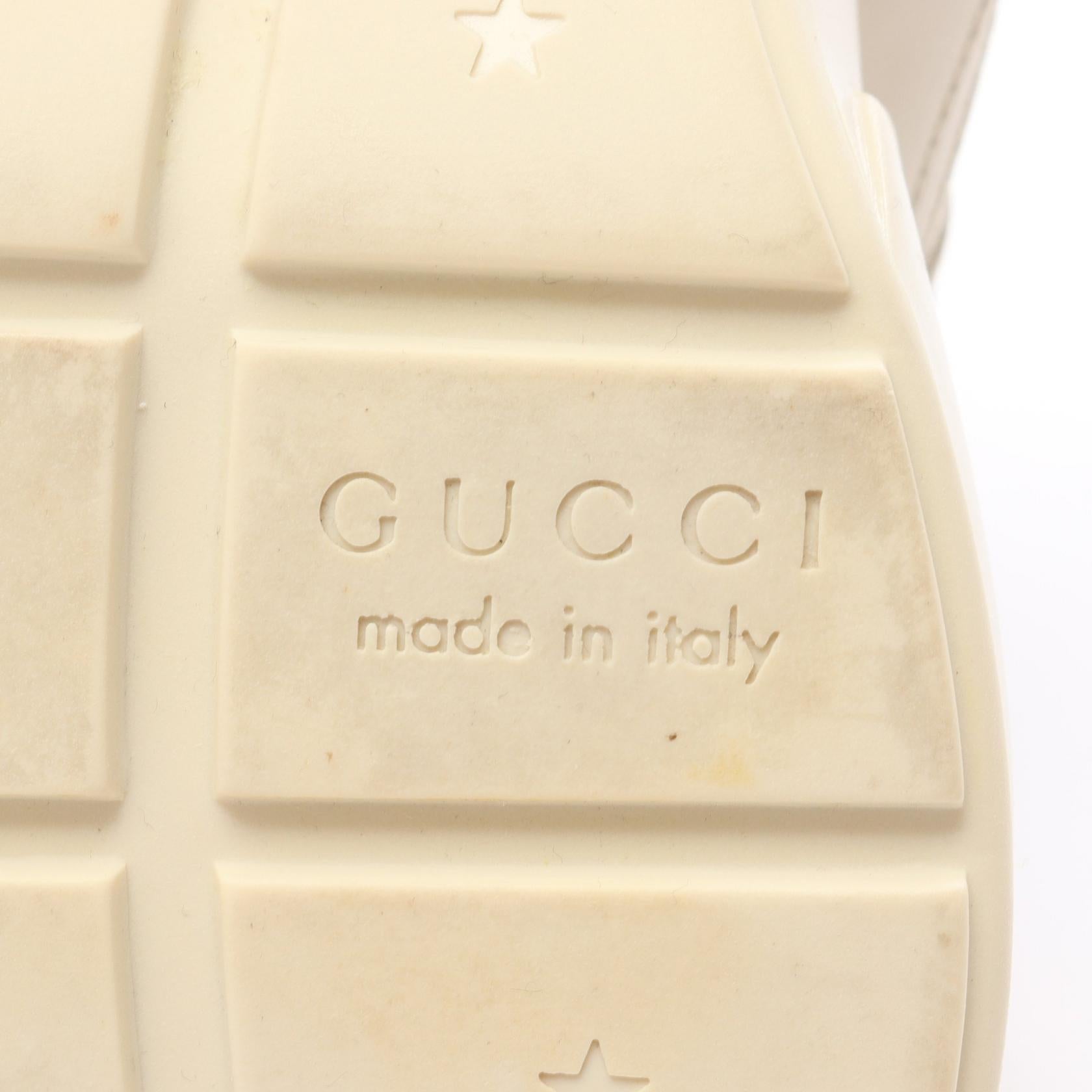 ヴィンテージロゴ シェリーライン スニーカー レザー ベージュ グリーン レッド グッチ シューズ GUCCI
