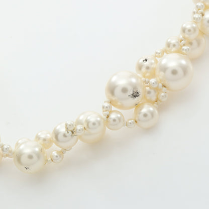 ネックレス フェイクパール シルバー オフホワイト 13S シャネル アクセサリー CHANEL