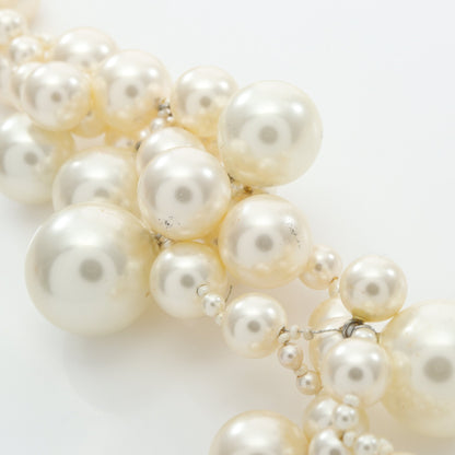 ネックレス フェイクパール シルバー オフホワイト 13S シャネル アクセサリー CHANEL