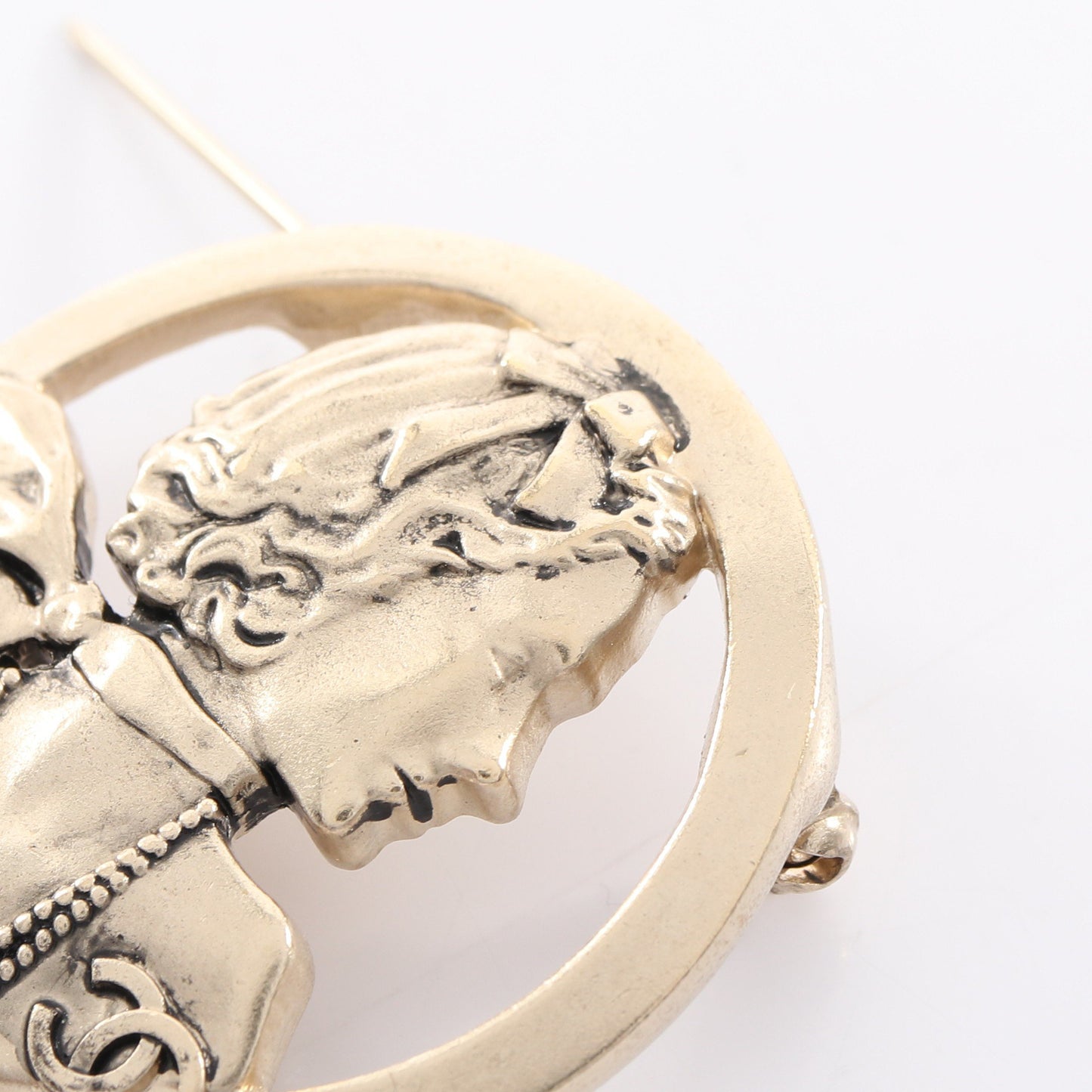 マドモアゼル ココマーク ブローチ GP ゴールド A14A シャネル アクセサリー CHANEL