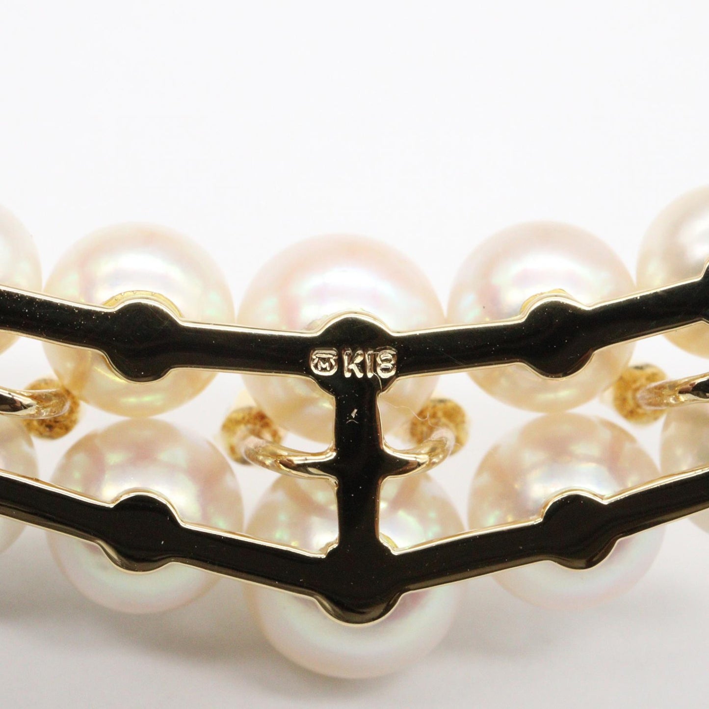 パール ダイヤ ネックレス ネックレス K18YG パール ダイヤモンド イエローゴールド ホワイト クリア ミキモト アクセサリー MIKIMOTO