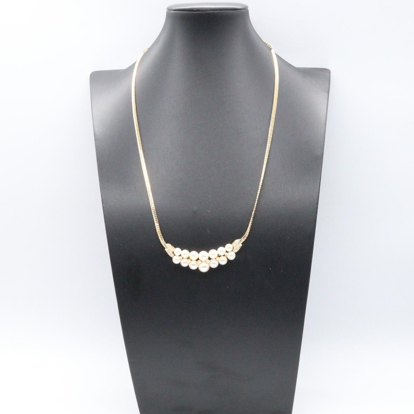 パール ダイヤ ネックレス ネックレス K18YG パール ダイヤモンド イエローゴールド ホワイト クリア ミキモト アクセサリー MIKIMOTO