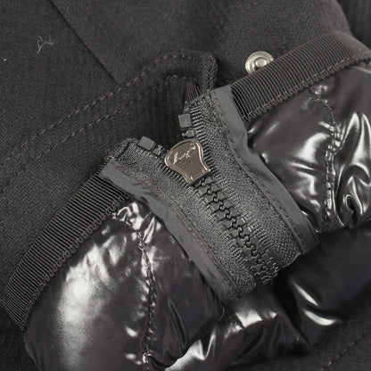 EMILY ダウンコート ウール ナイロン ブラック モンクレール アウター MONCLER