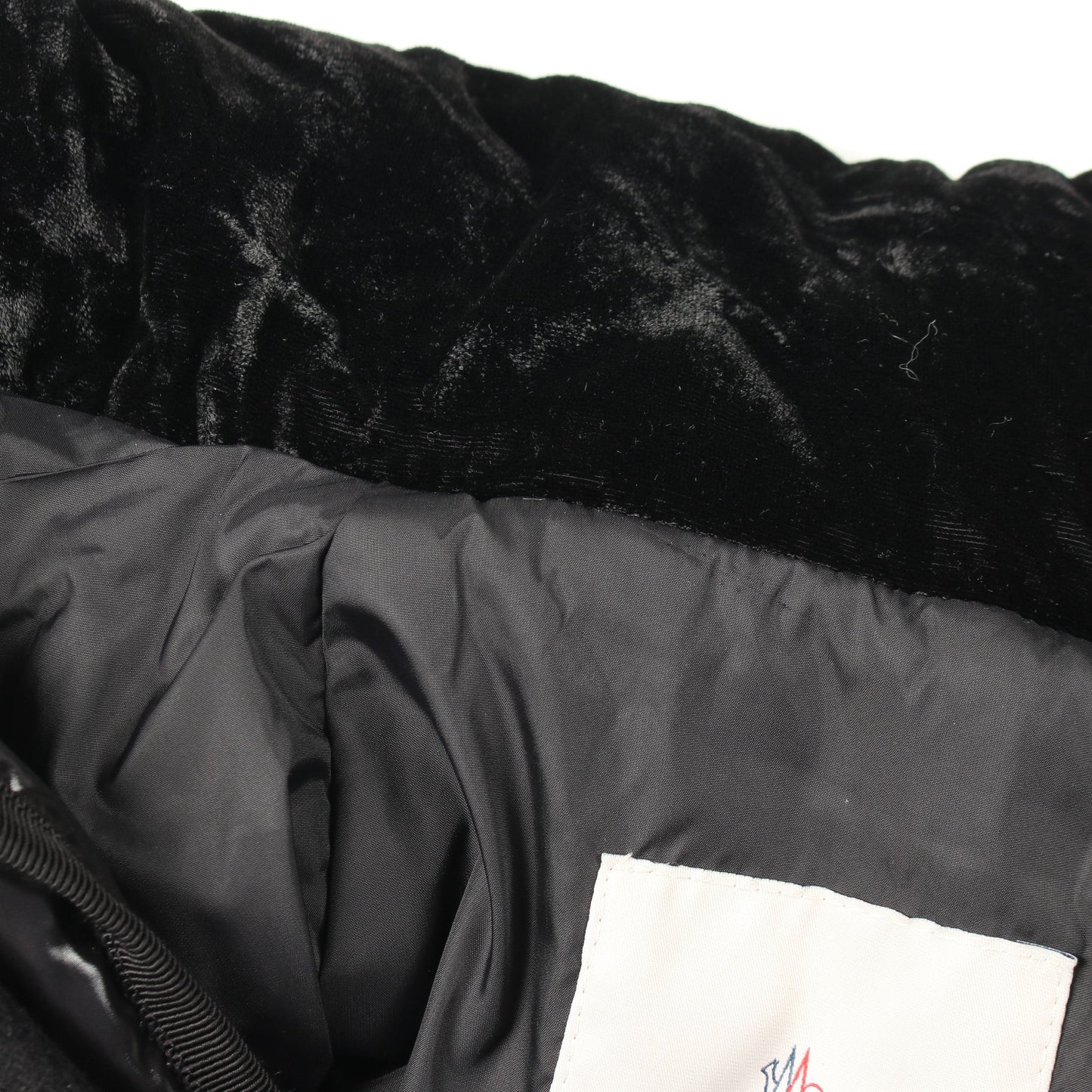 EMILY ダウンコート ウール ナイロン ブラック モンクレール アウター MONCLER