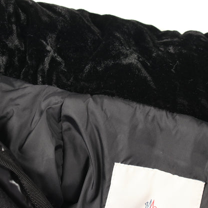 EMILY ダウンコート ウール ナイロン ブラック モンクレール アウター MONCLER