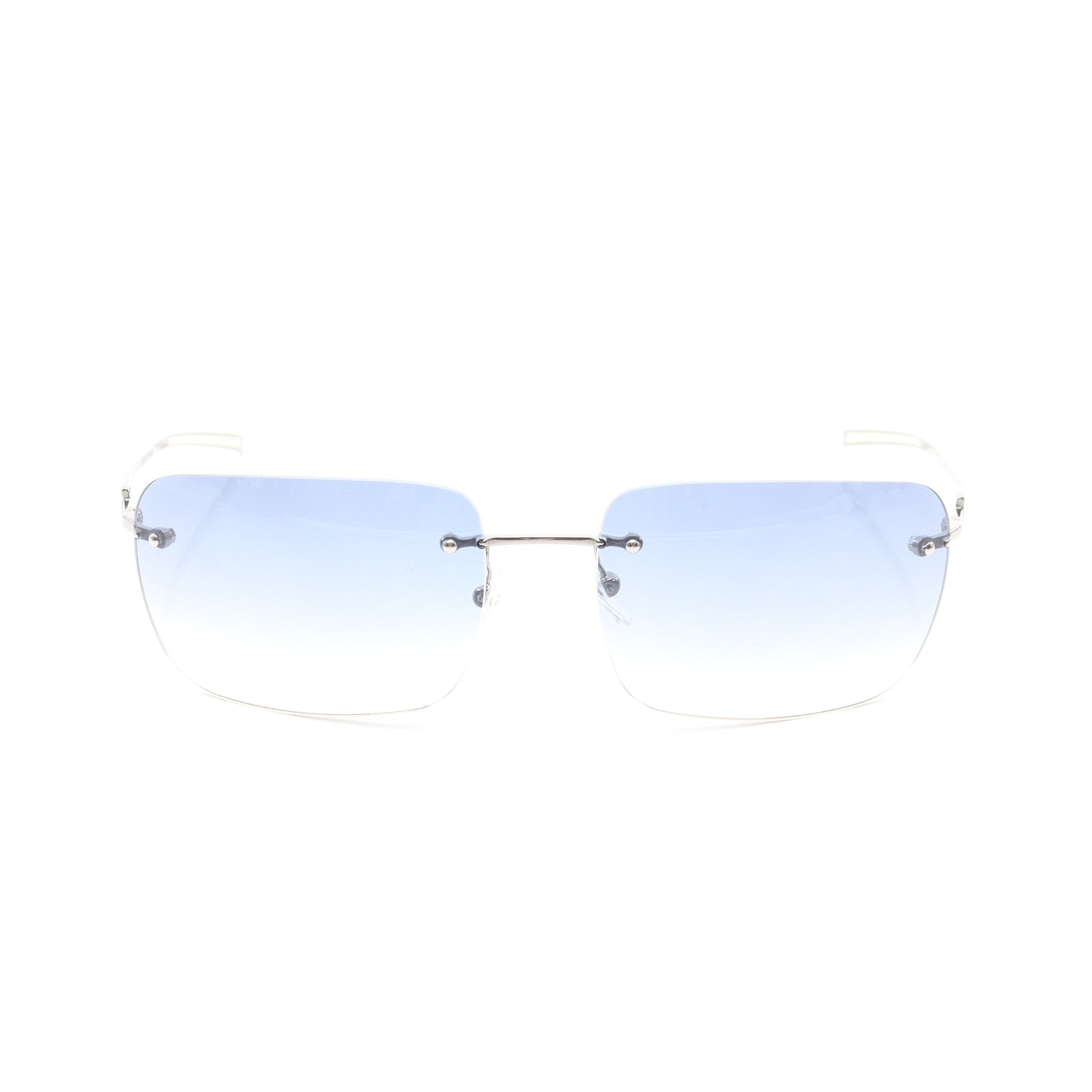 リムレス グラデーションレンズ サングラス シルバー グッチ – RECLO
