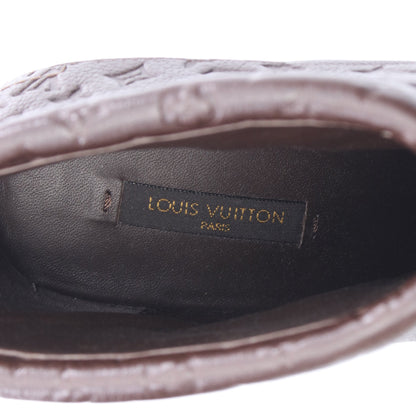 モノグラム アンクル ブーツ レザー ダークブラウン ルイヴィトン シューズ LOUIS VUITTON