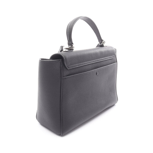 EVER 2WAY ハンドバッグ レザー ブラック ヴァジック