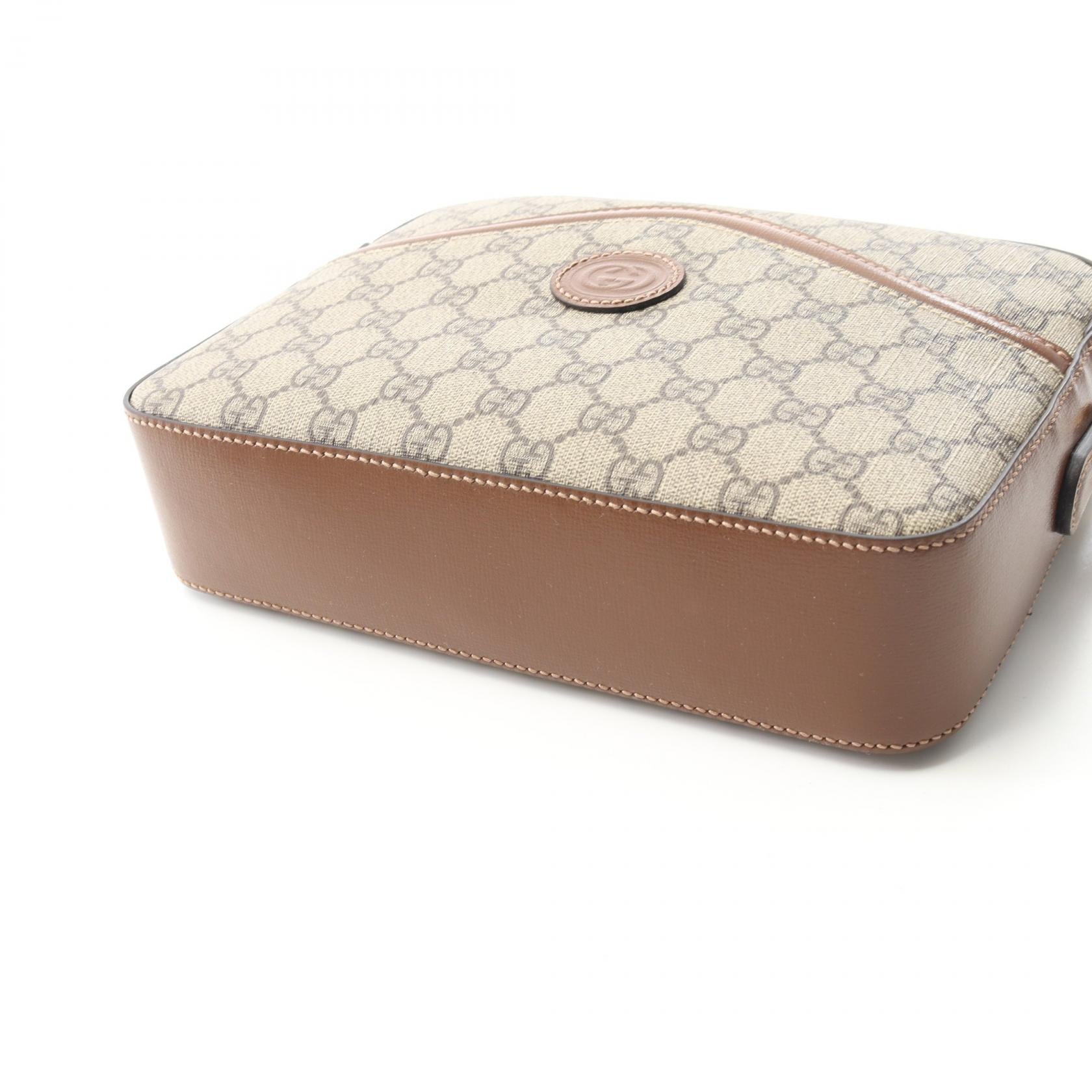 インターロッキングG GGスプリーム ショルダーバッグ PVC レザー