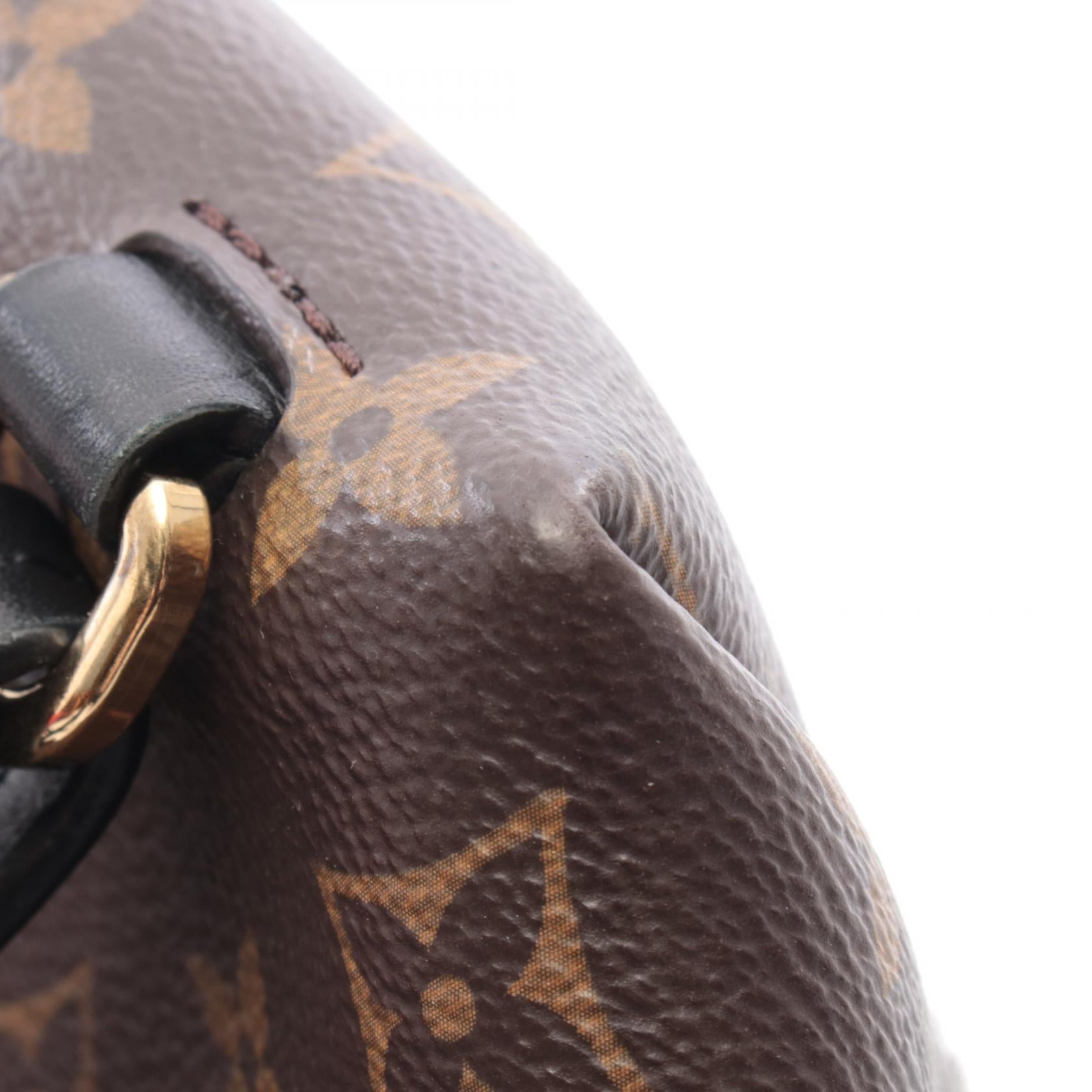 モンスリ NM PM モノグラム バックパック リュックサック PVC レザー ブラウン ブラック ルイヴィトン バッグ LOUIS VUITTON