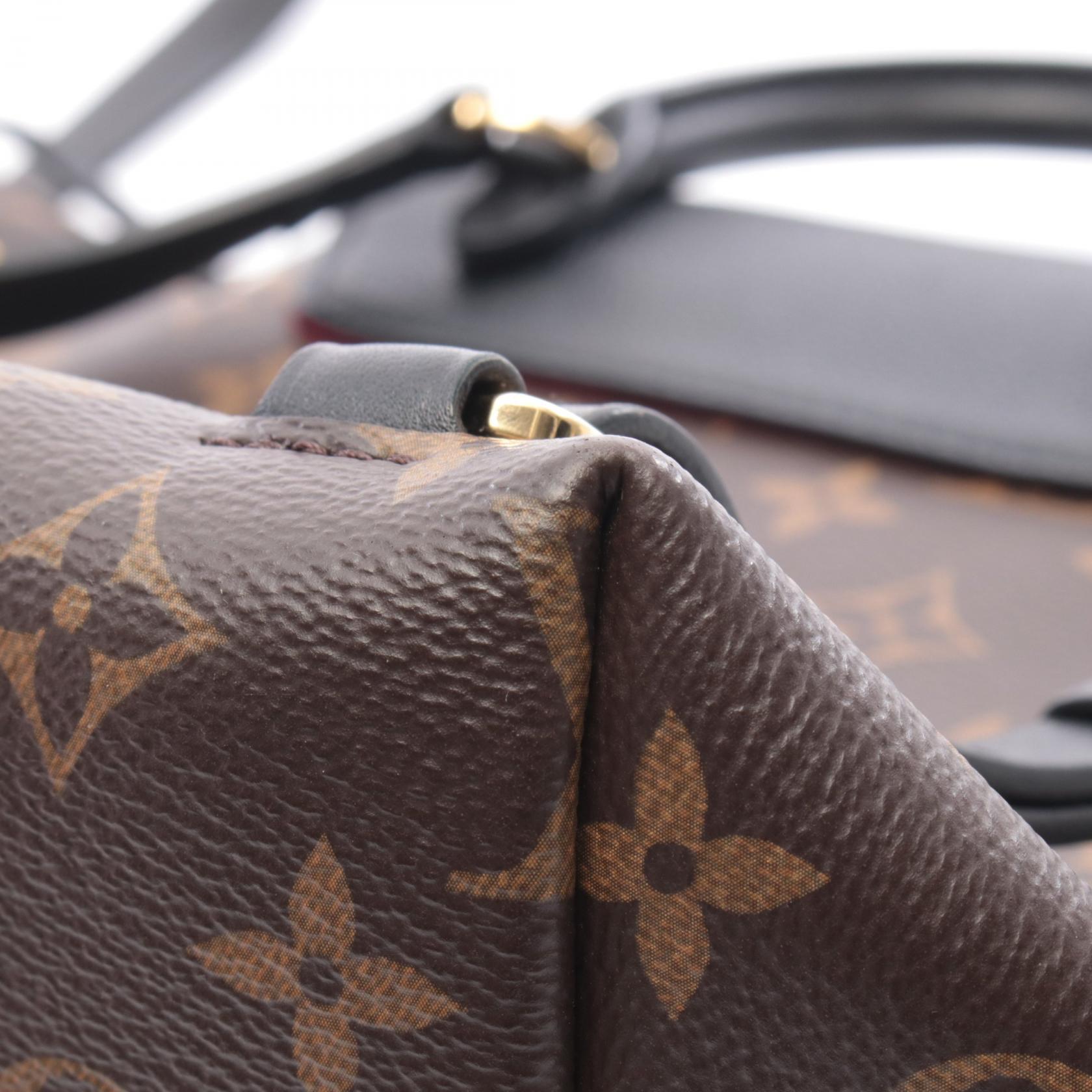 モンスリ NM PM モノグラム バックパック リュックサック PVC レザー ブラウン ブラック ルイヴィトン バッグ LOUIS VUITTON
