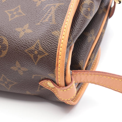 ソミュール30 モノグラム ショルダーバッグ PVC レザー ブラウン ルイヴィトン バッグ LOUIS VUITTON