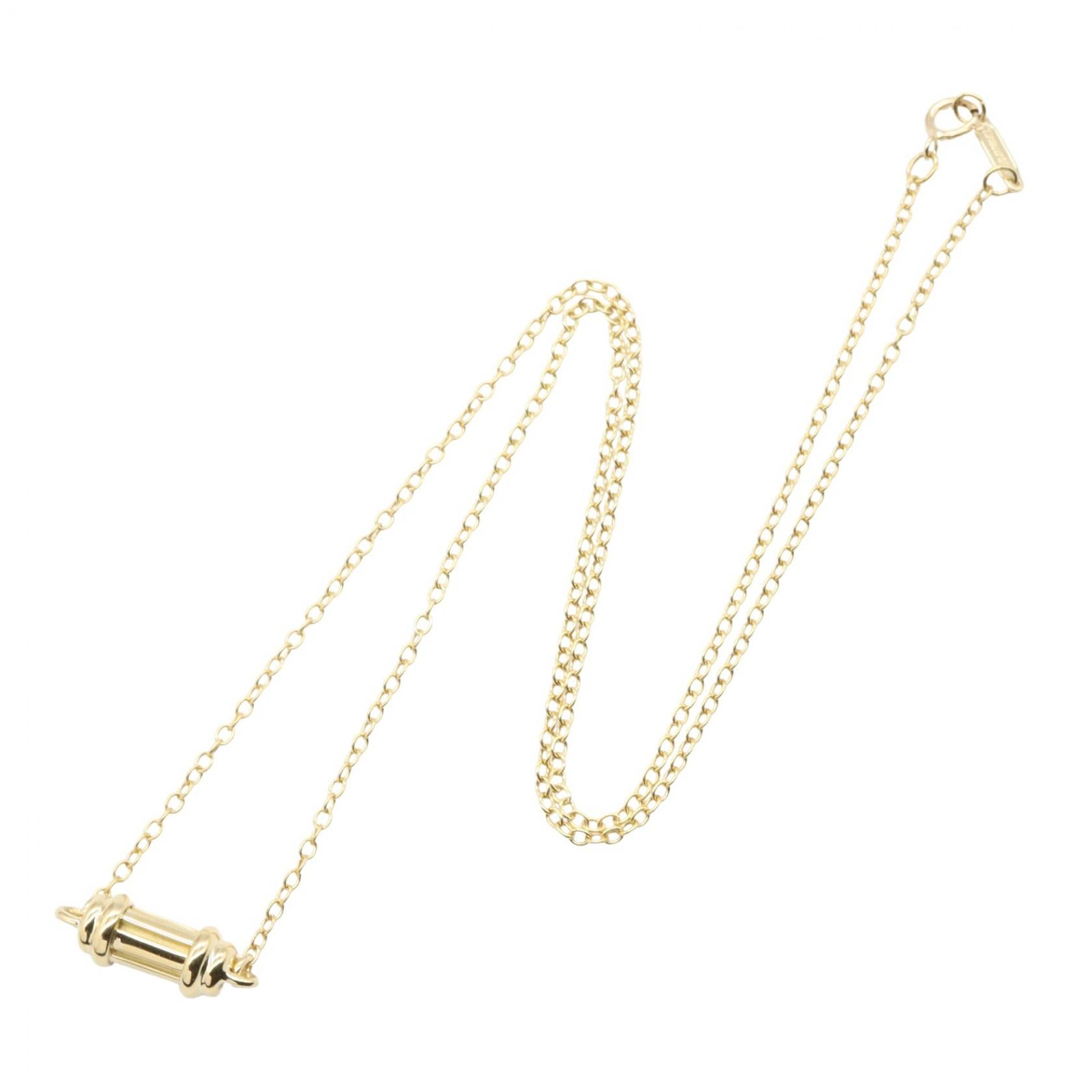 シリンダーボトル ネックレス ネックレス K18YG イエローゴールド ティファニー アクセサリー TIFFANY & Co.