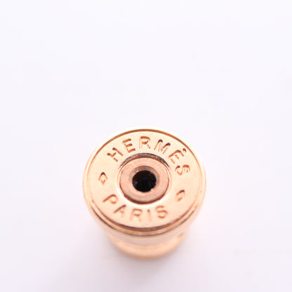 アテナ GM ピアス ピンクゴールド グレーブラウン エルメス アクセサリー HERMES