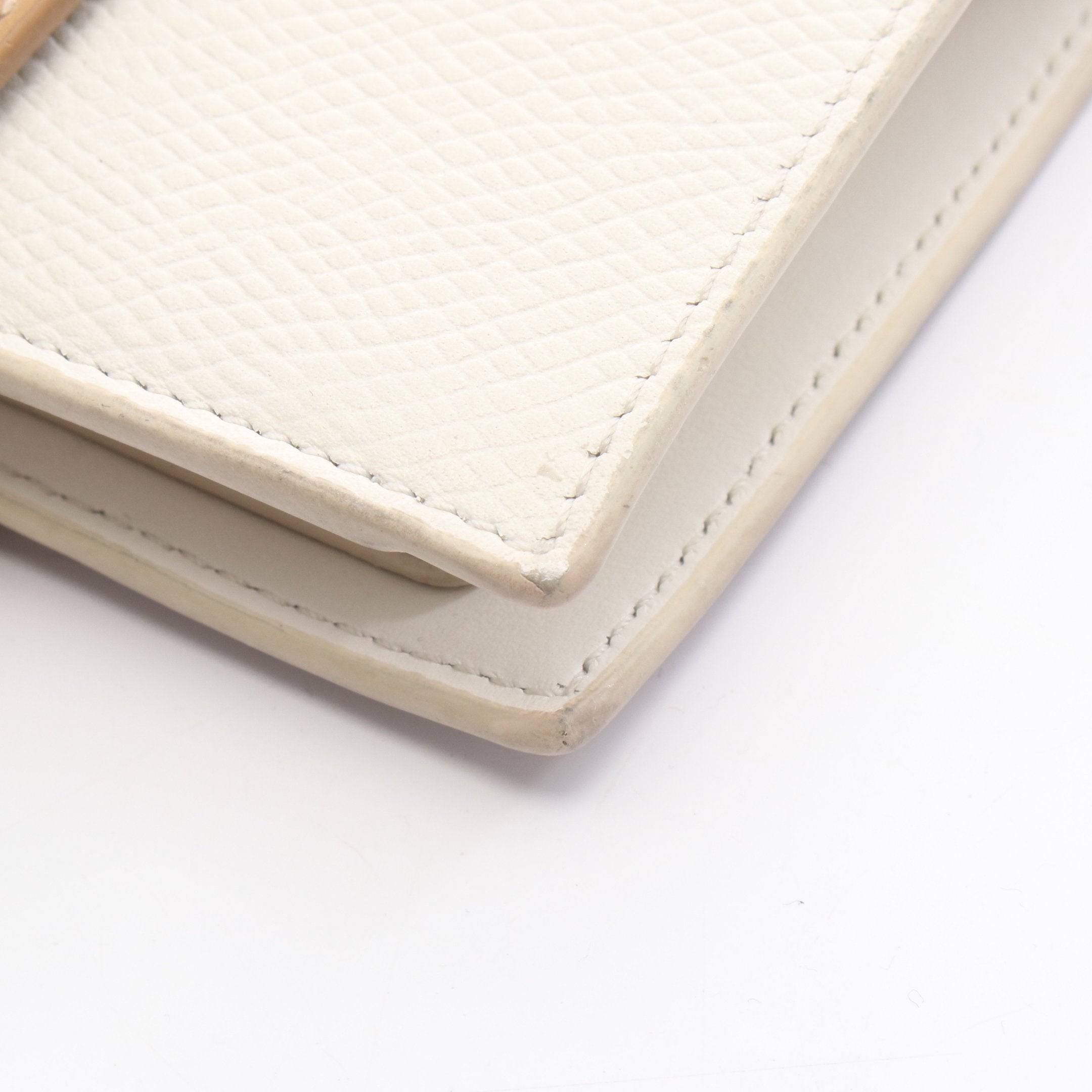 セリーヌ CELINE スモールストラップウォレット 二つ折り財布 レザー ベージュ/オレンジ 10H263BRU 中古 新入荷 OBB0540 2130809207.jpg?1703575361
