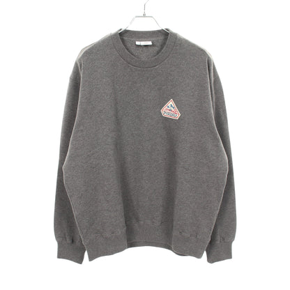 PHASE BRUSHED 裏起毛 スウェットシャツ コットン グレー ピレネックス トップス PYRENEX