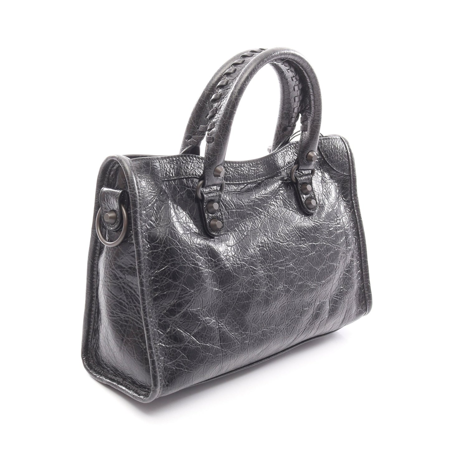 Le City Small ル シティ スモール ハンドバッグ レザー ブラック 2WAY バレンシアガ