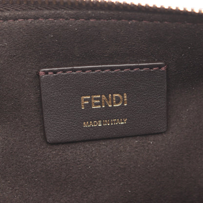 BY THE WAY SOFT MEDIUM バイザウェイ ソフト ミディアム セレリア FFジャガード ハンドバッグ キャンバス レザー ブラウン 2WAY フェンディ