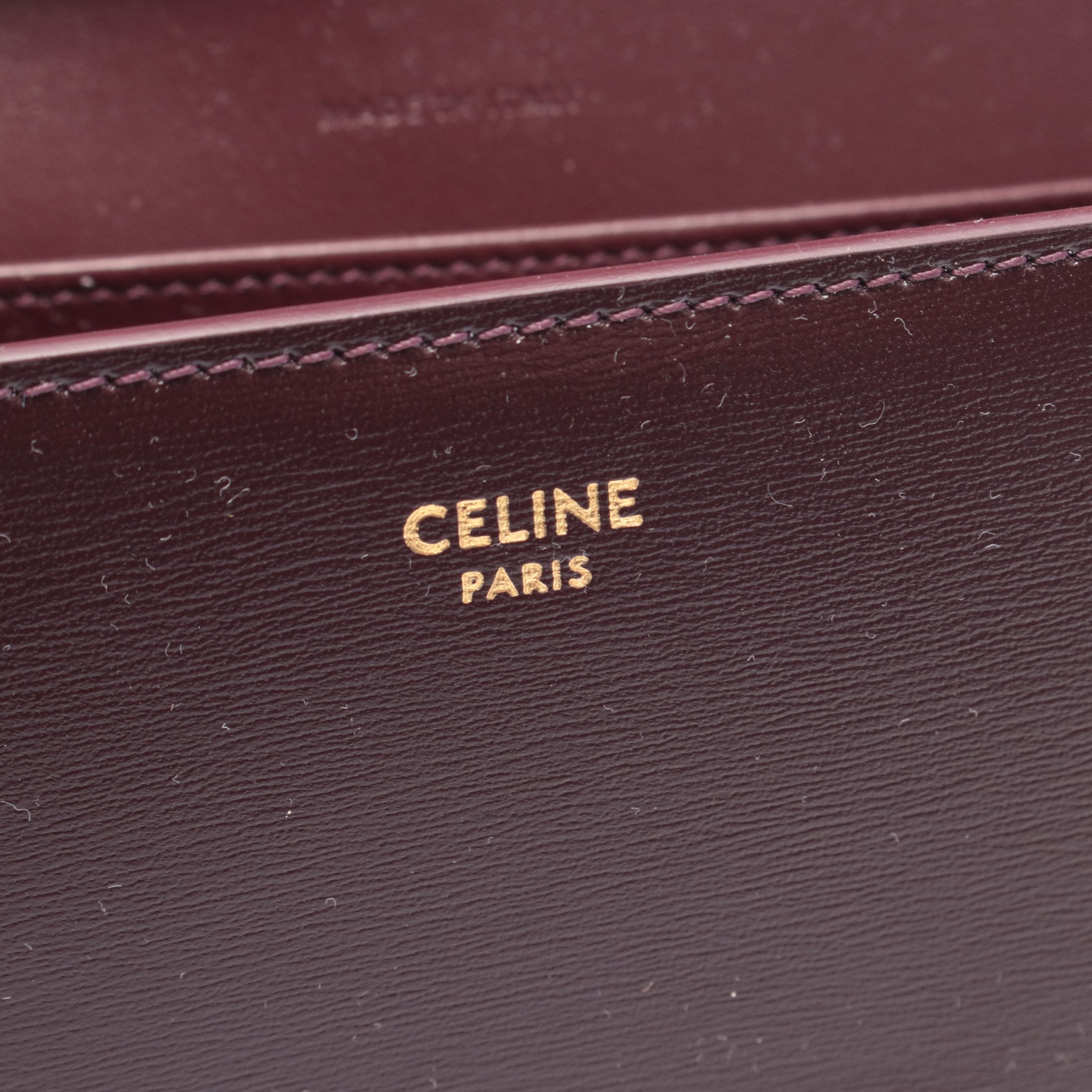 トリオンフ チェーンウォレット レザー ボルドー セリーヌ – RECLO