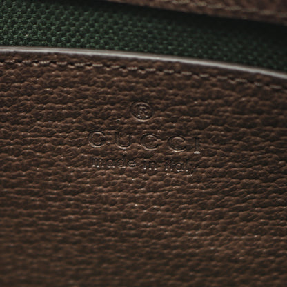 オフィディア ミニ ショルダーバッグ PVC レザー ベージュ ダークブラウン マルチカラー グッチ