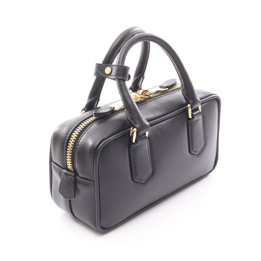 アルカディ ハンドバッグ レザー ブラック 2WAY ミュウミュウ