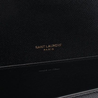 アップタウン チェーンウォレット レザー ブラック サンローランパリ