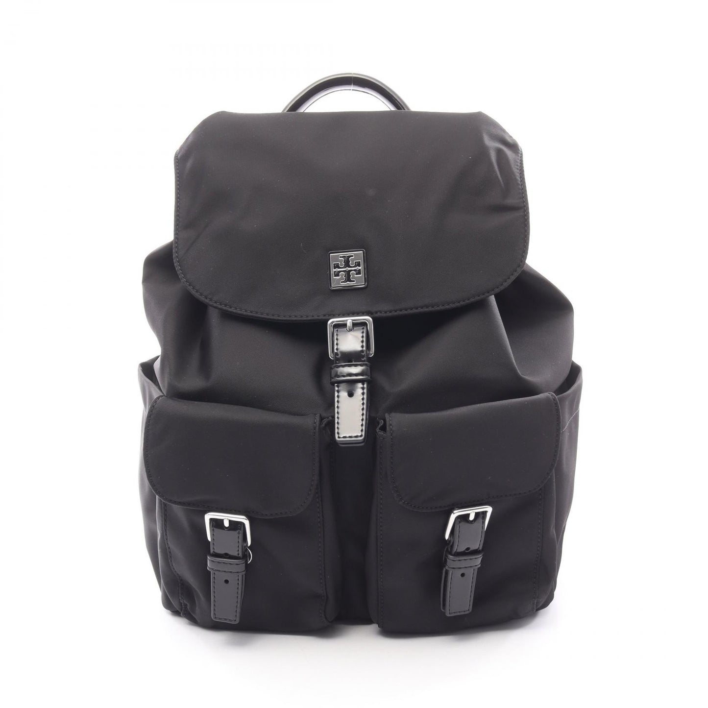 バックパック リュックサック ナイロン レザー ブラック トリーバーチ バッグ TORY BURCH