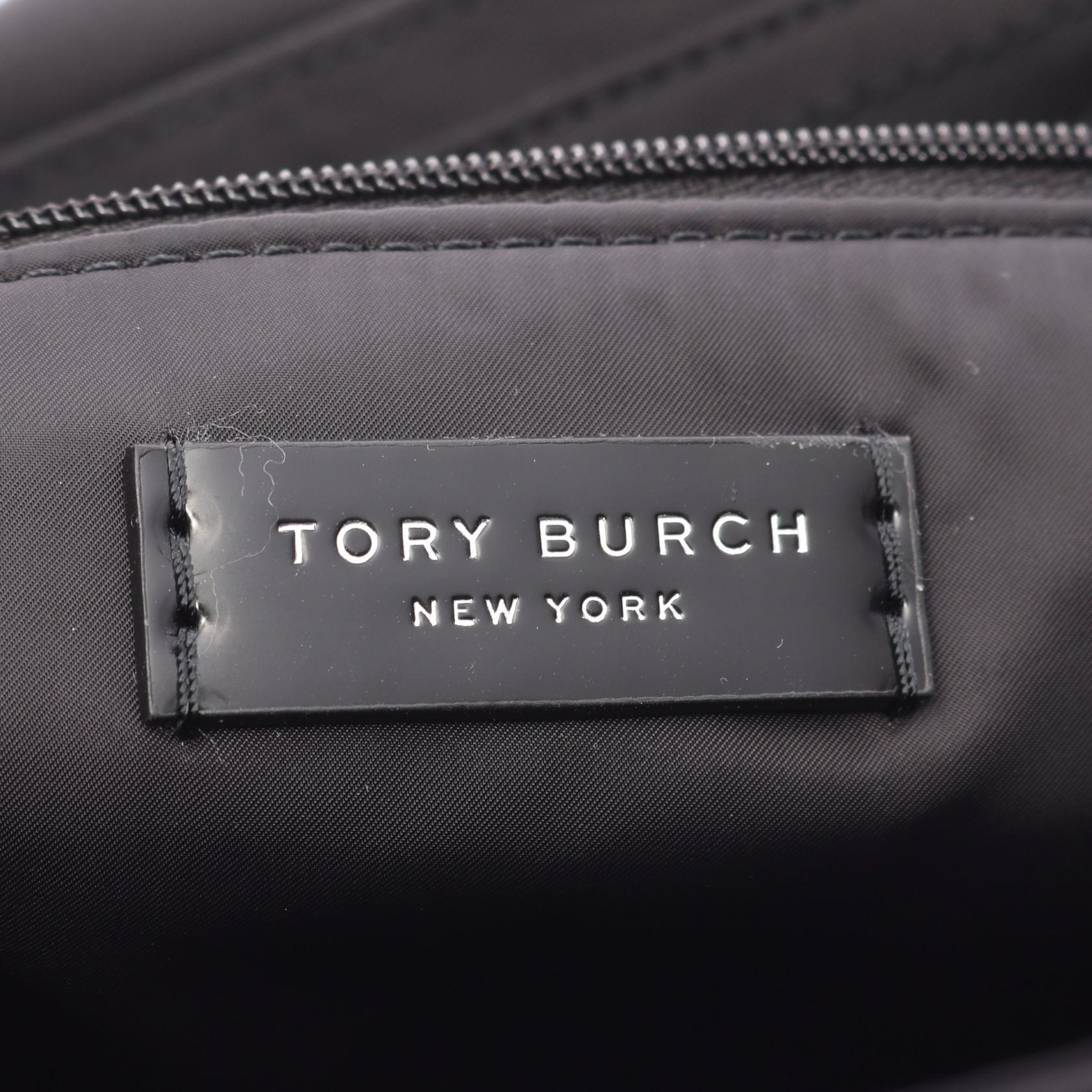 バックパック リュックサック ナイロン レザー ブラック トリーバーチ バッグ TORY BURCH