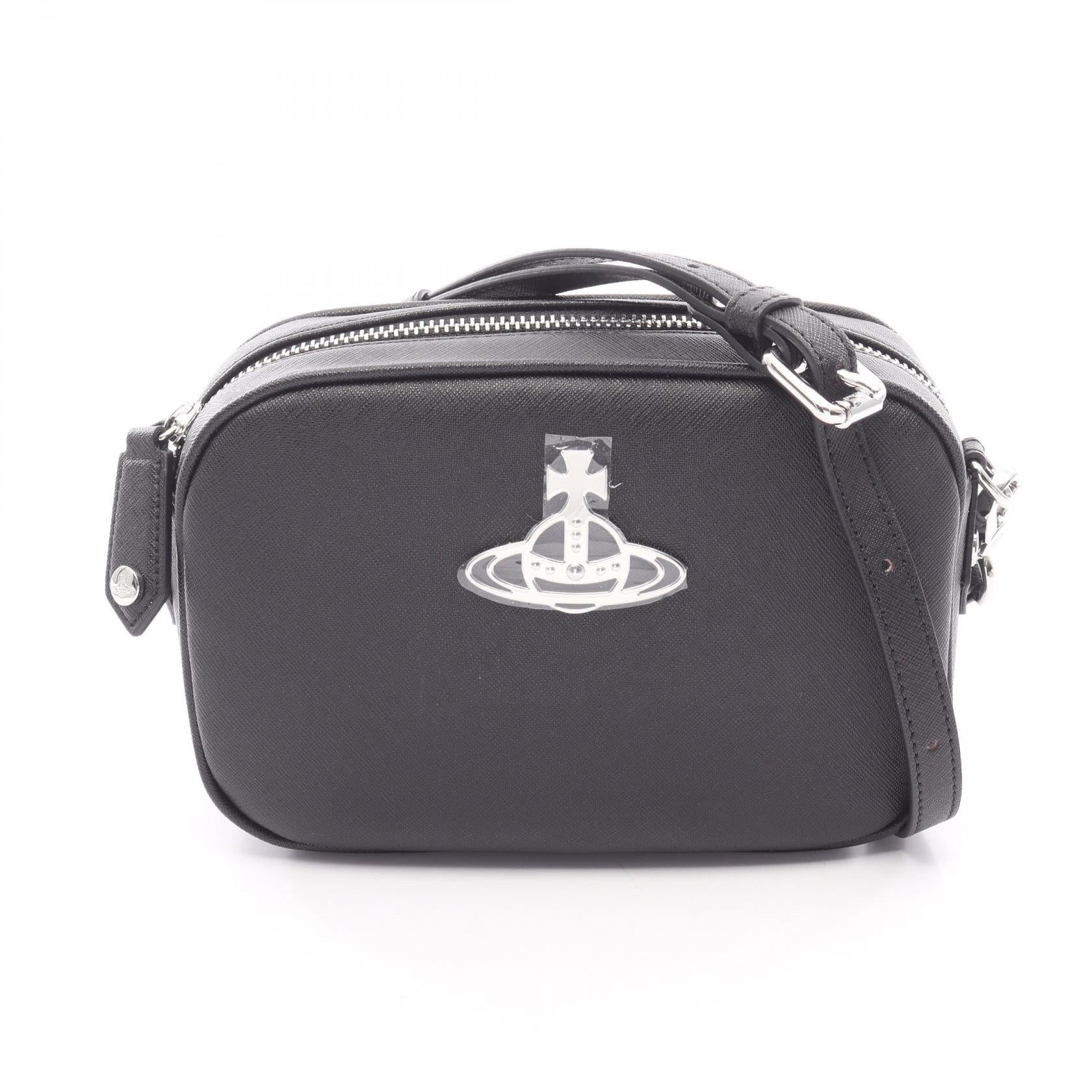 ヴィヴィアンウエストウッド Vivienne Westwood ANNA CAMERA BAG ショルダーバッグ バッグ フェイクレザー レディース ブラック系 48020003US000DN403 【新品】 ANNA CAMERA BAG ショルダーバッグ フェイクレザー ブラック