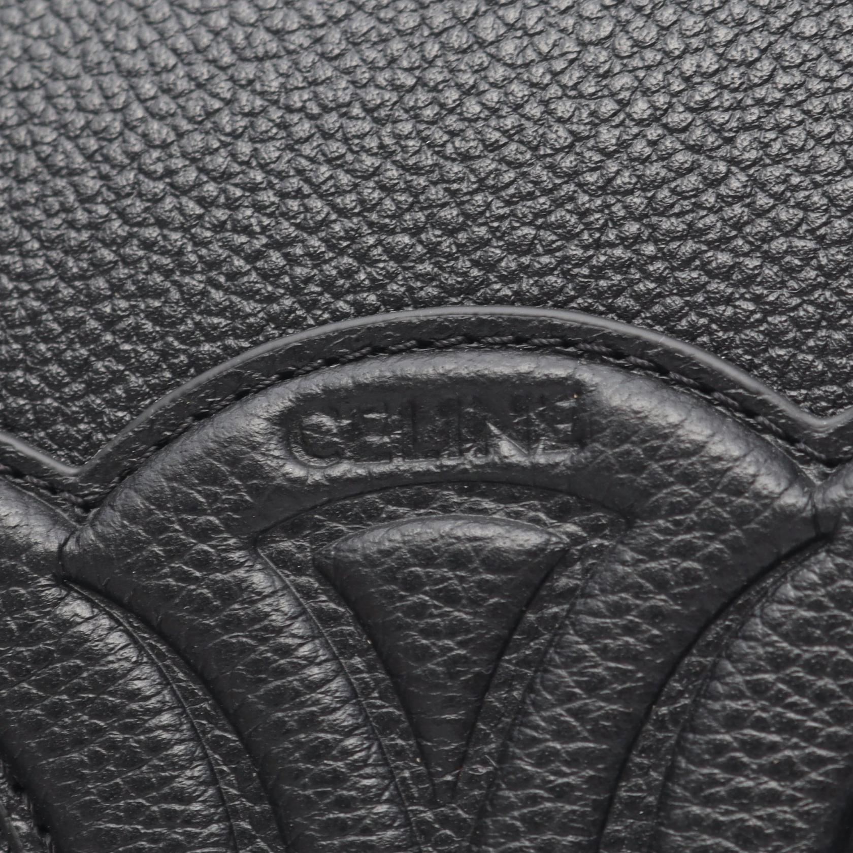 スモール カバ アナイス キュイル トリオンフ ショルダーバッグ トートバッグ レザー ブラック セリーヌ バッグ CELINE