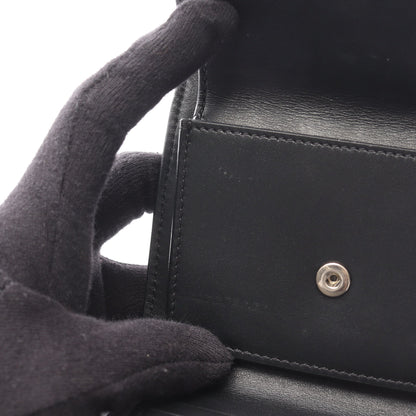 スモールトリフォールドウォレット 三つ折り財布 レザー ブラック セリーヌ 財布・小物 CELINE