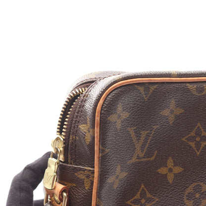 アマゾン モノグラム ショルダーバッグ PVC レザー ブラウン ルイヴィトン バッグ LOUIS VUITTON