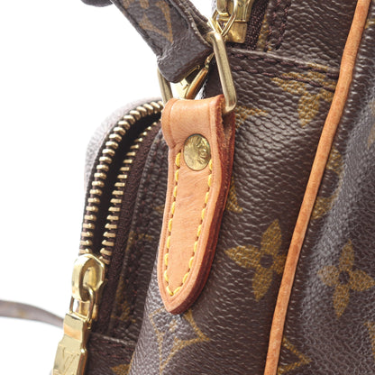 アマゾン モノグラム ショルダーバッグ PVC レザー ブラウン ルイヴィトン バッグ LOUIS VUITTON