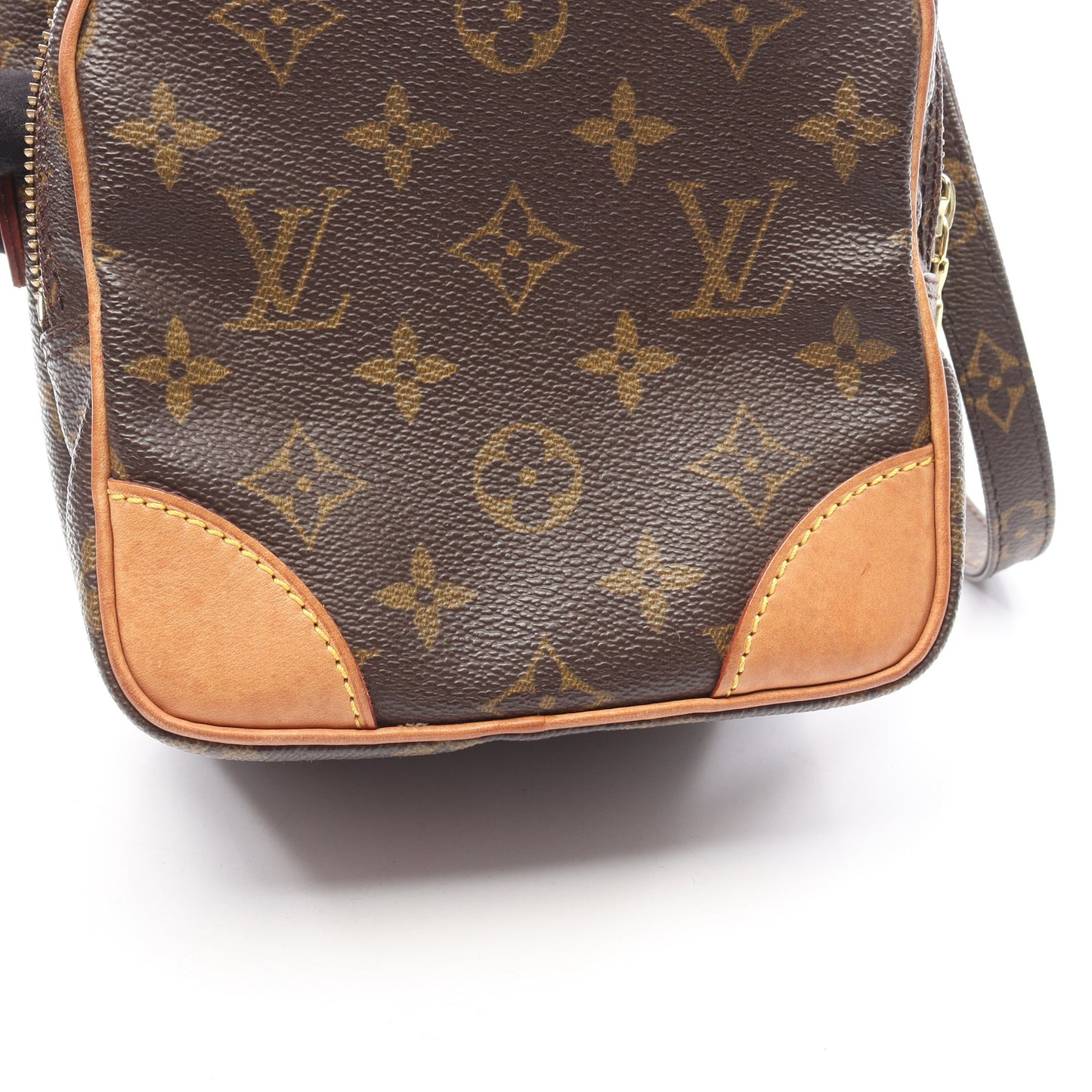 アマゾン モノグラム ショルダーバッグ PVC レザー ブラウン ルイヴィトン バッグ LOUIS VUITTON
