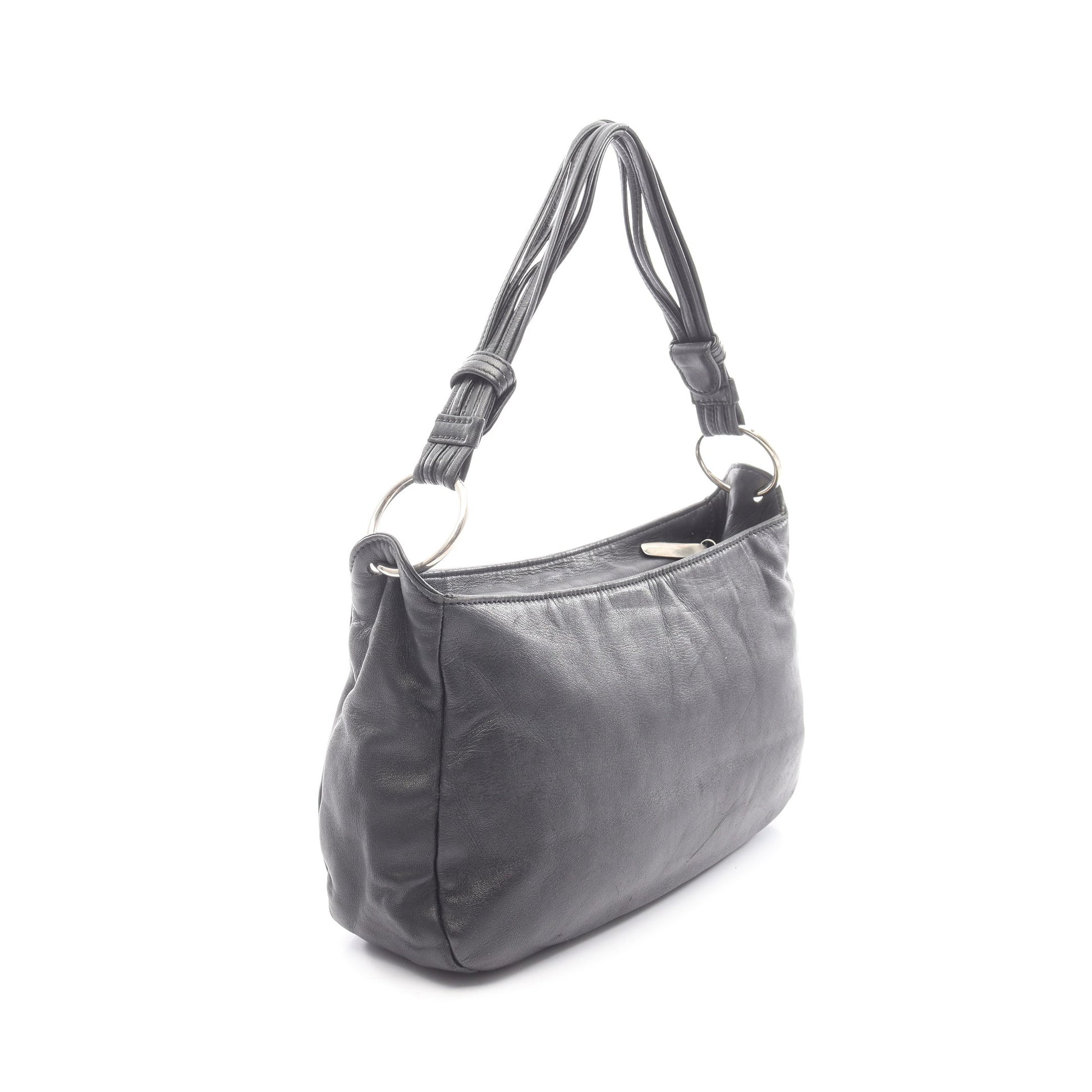 アナグラム ワンショルダーバッグ レザー ブラック ロエベ バッグ LOEWE